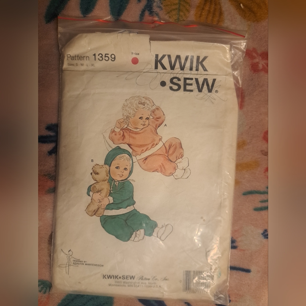 KWIK SEW vintage pattern 1359🧸